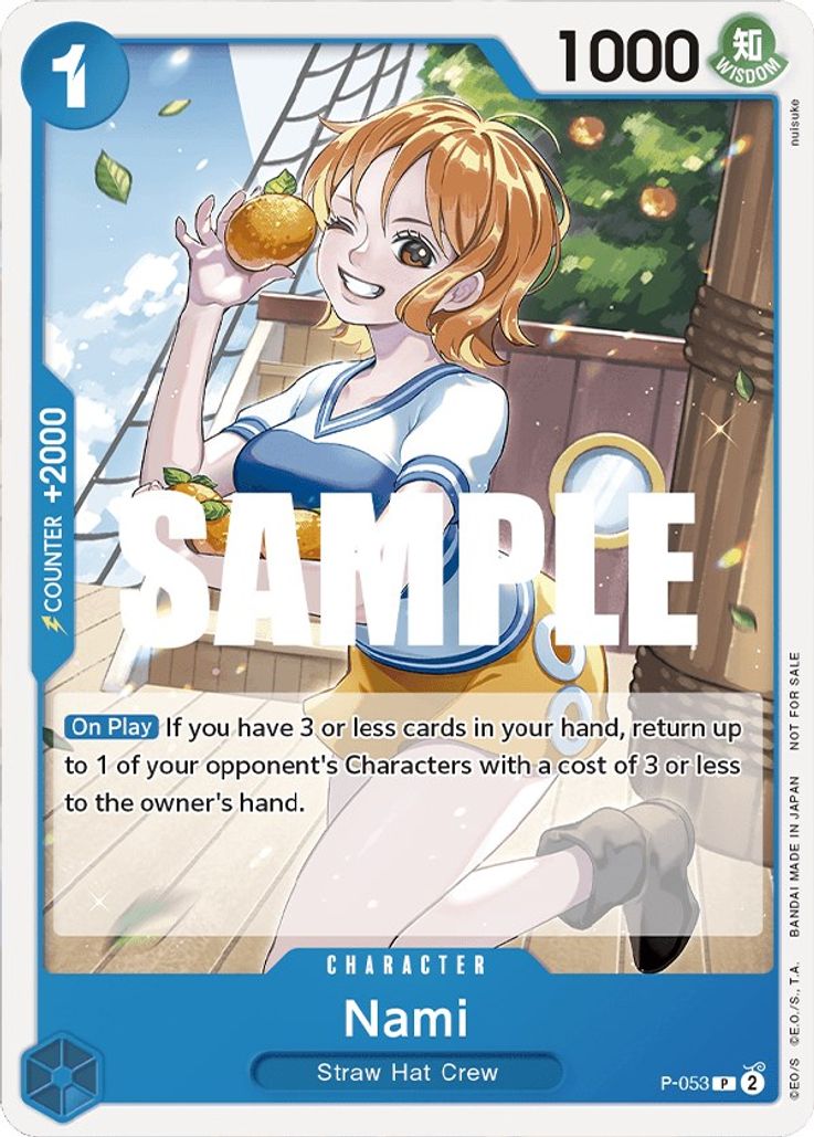 Nami - P-053 - Battle Kit Vol. 1 One Piece Promo