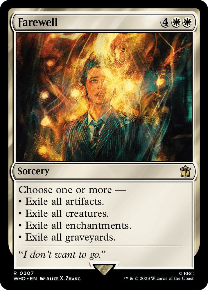 FOIL Farewell - #207 - Rare Universes Beyond: Doctor Who