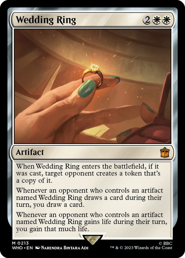 FOIL Wedding Ring - #213 - Mythic Universes Beyond: Doctor Who