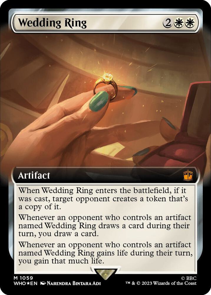 SURGE FOIL EXTENDED Wedding Ring - #1059 - Mythic Universes Beyond: Doctor Who