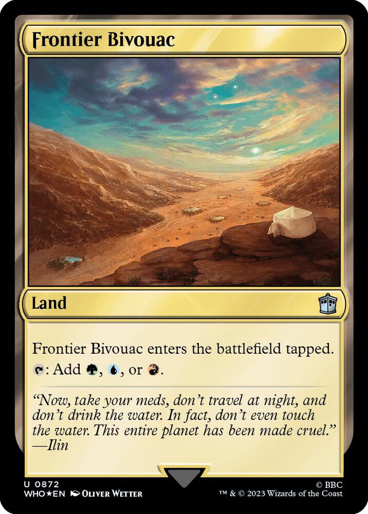 SURGE FOIL Frontier Bivouac - #872 - Uncommon Universes Beyond: Doctor Who