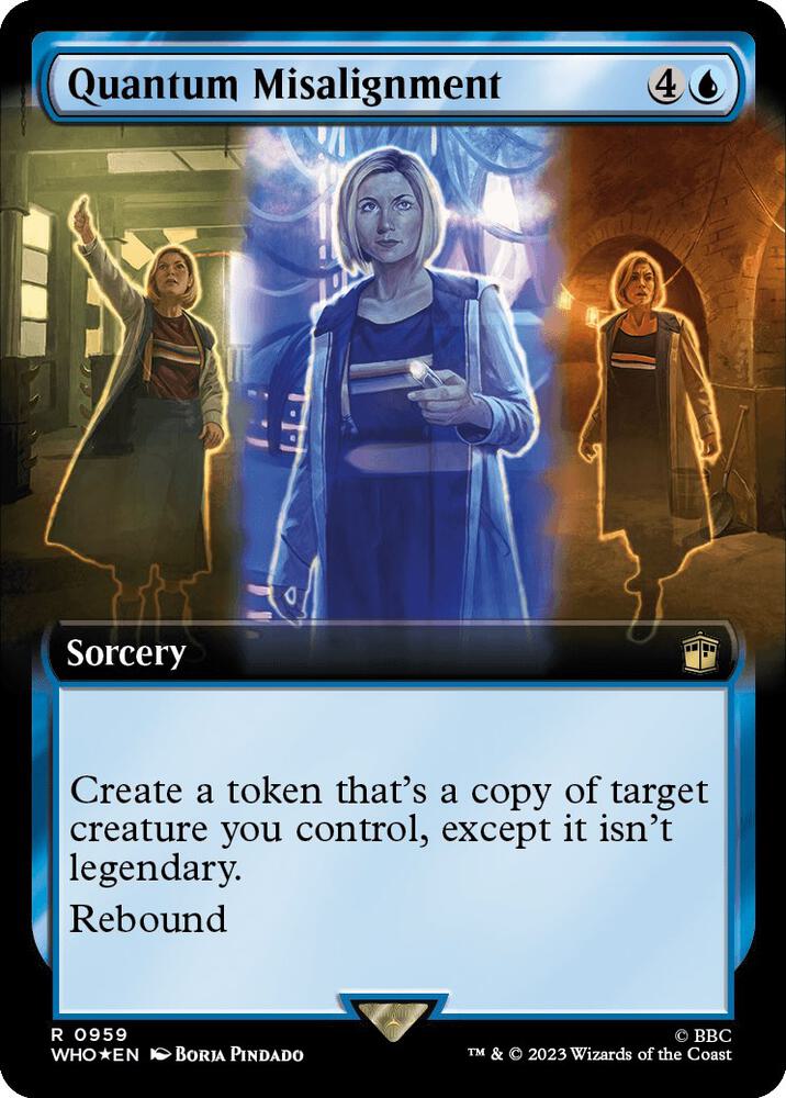 SURGE FOIL EXTENDED ART Quantum Misalignment - #959 - Rare Universes Beyond: Doctor Who