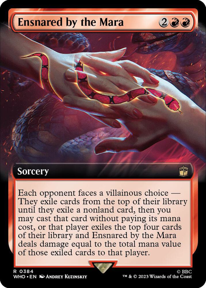 EXTENDED ART Ensnared by the Mara - #384 - Rare Universes Beyond: Doctor Who