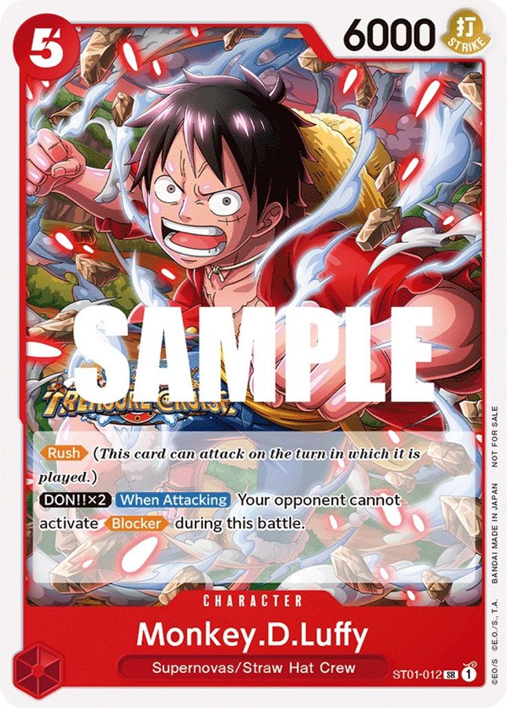 Monkey.D.Luffy - ST01-012 - Super Rare - Event Pack Vol. 5 One Piece Promo