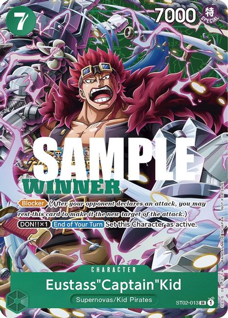 EustassCaptainKid - ST02-013 - WINNER Pack Vol. 5 One Piece Promo
