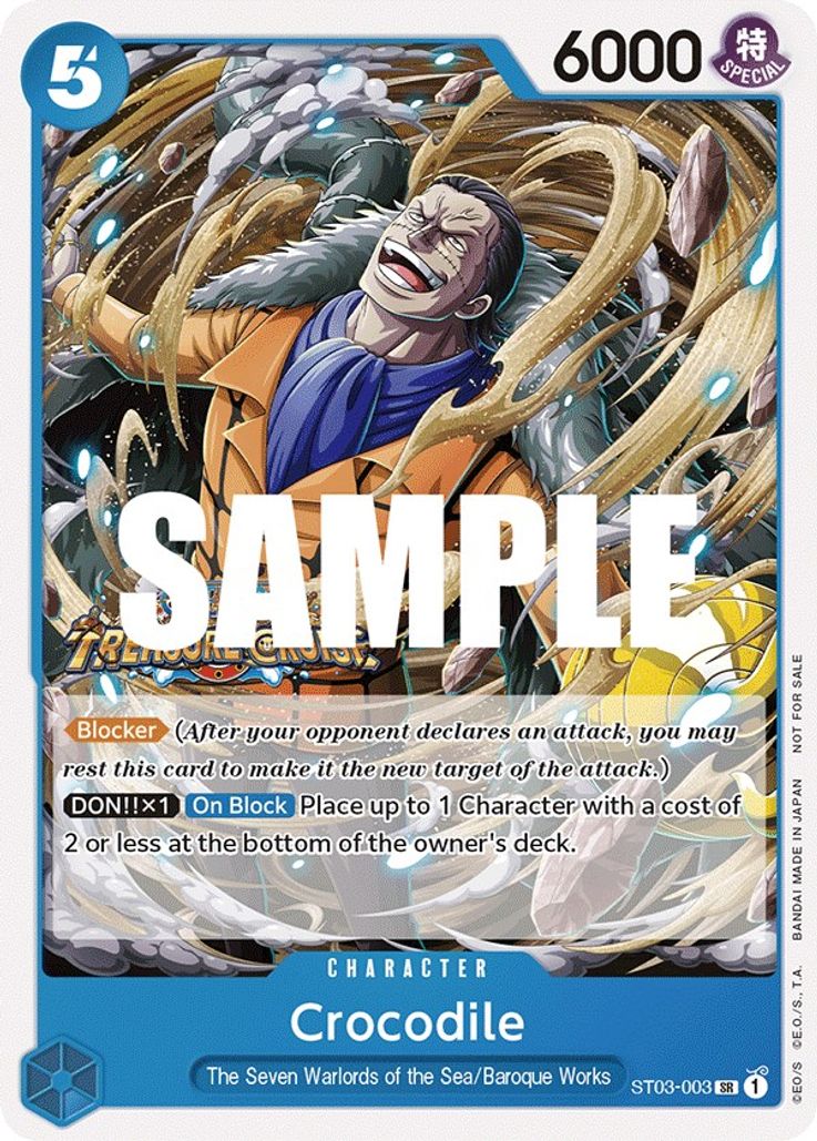 Crocodile - ST03-003 - Tournament Pack Vol. 5 One Piece Promo
