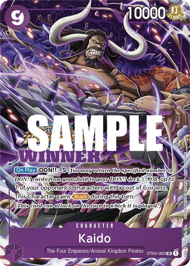 Kaido - ST04-003 - Super Rare Winner Pack Vol. 5 One Piece Promo