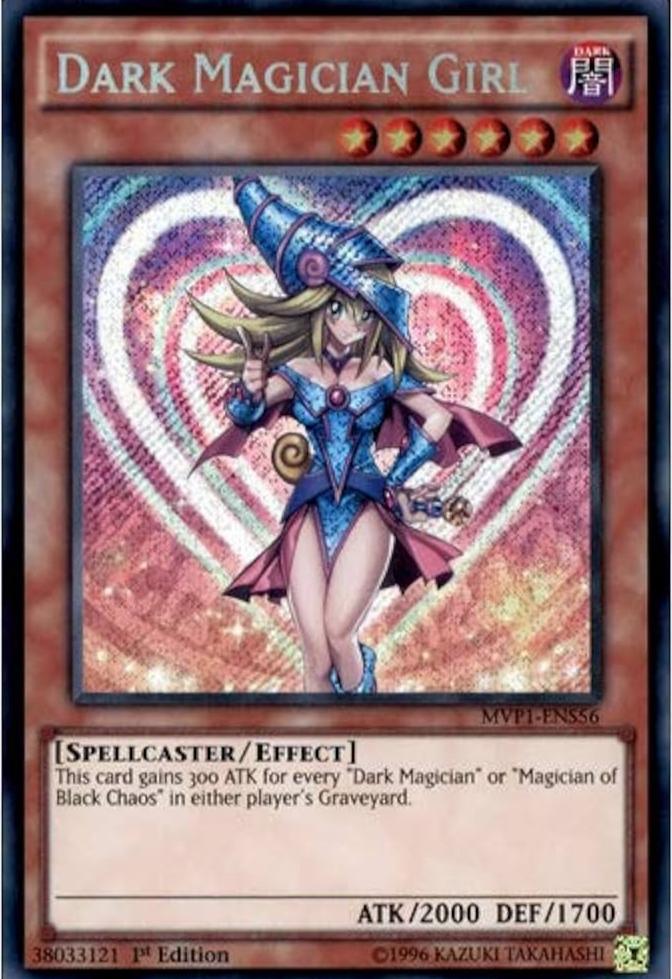 Dark Magician Girl - MVP1-ENS56 - Secret Rare 1st Edition