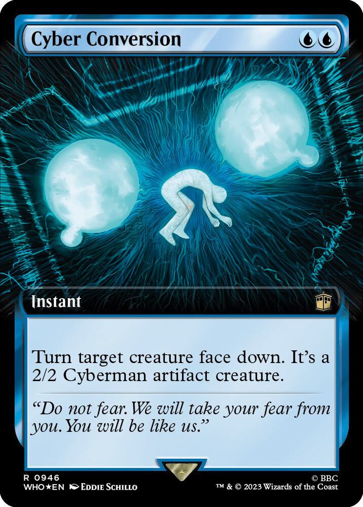 SURGE FOIL EXTENDED Cyber Conversion - #946 - Mythic Universes Beyond: Doctor Who