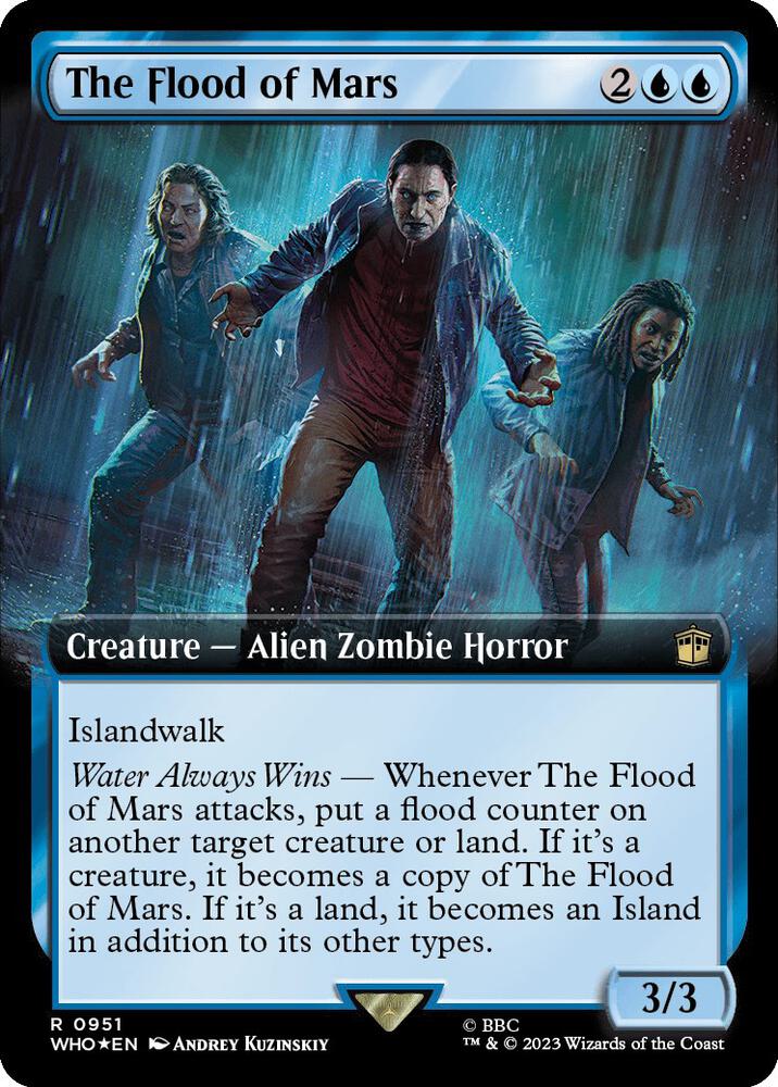 SURGE FOIL EXTENDED The Flood of Mars - #951 - Rare Universes Beyond: Doctor Who