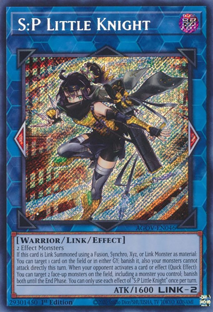 S:P Little Knight - (AGOV-EN046) - Secret Rare 1st Edition