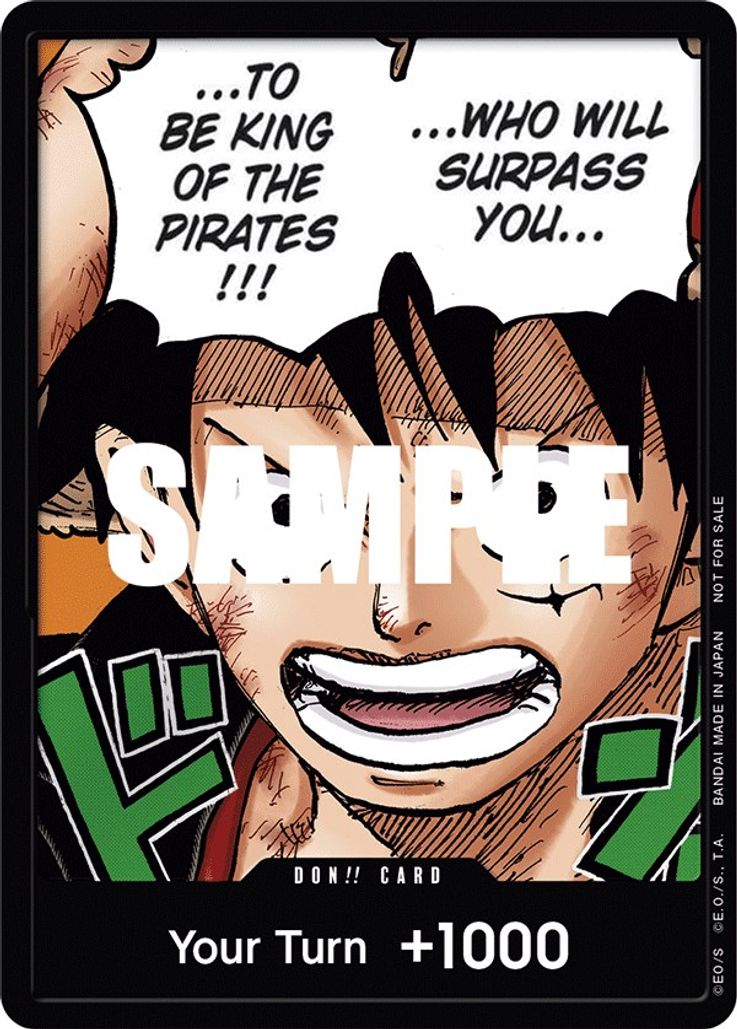 Don Card Monkey.D.Luffy - 1st Anniversary Don Card Pack Promo