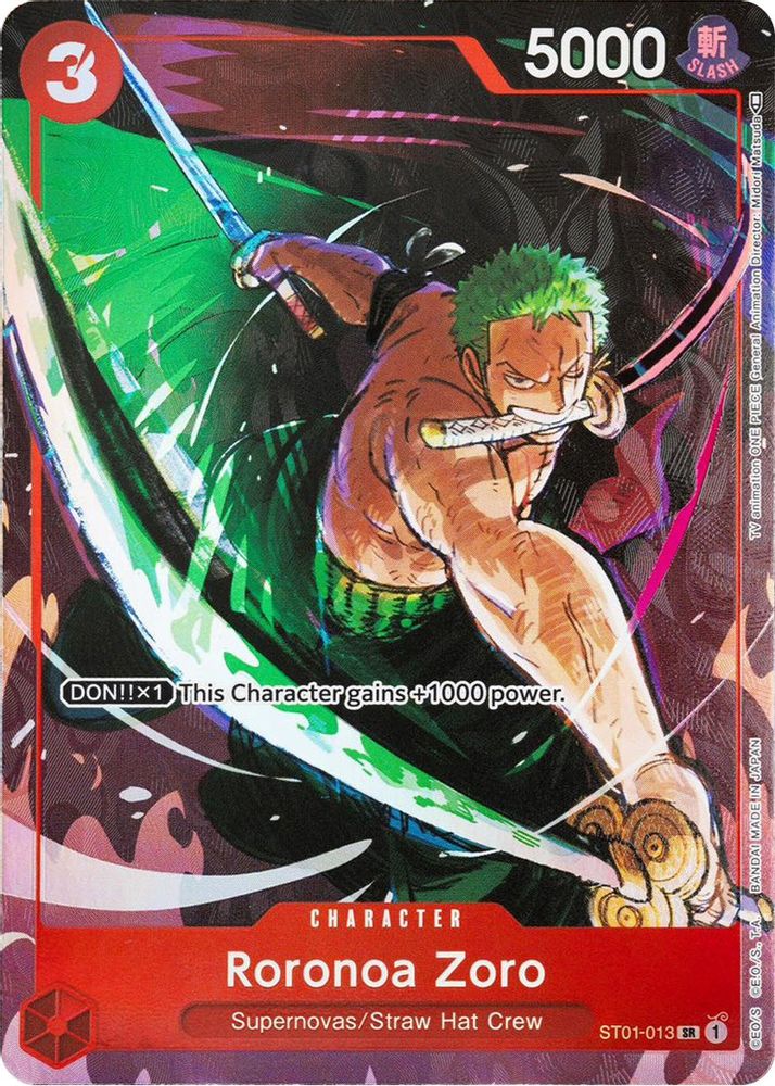 Roronoa Zoro - ST01-013 - One Piece Gift Collection 2023 Promo