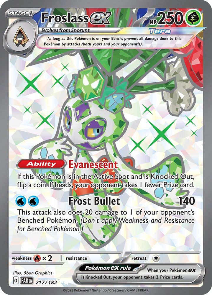 Froslass ex - [  217/182 ] - Ultra Rare - Pokemon SV04 Paradox Rift
