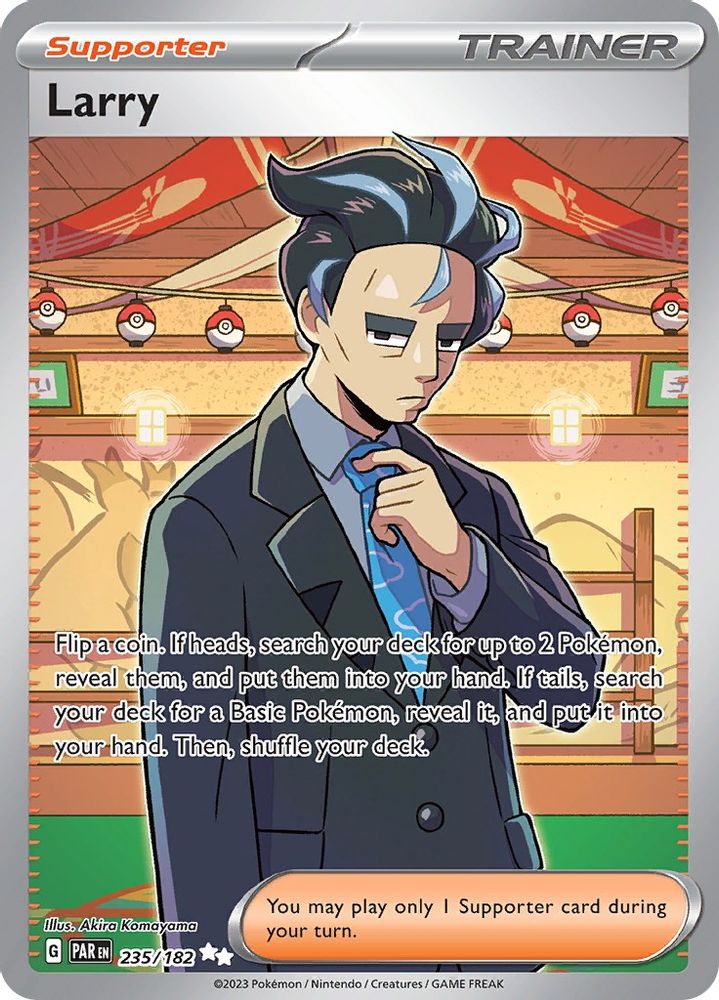 Larry - [  235/182 ] - Ultra Rare - Pokemon SV04 Paradox Rift