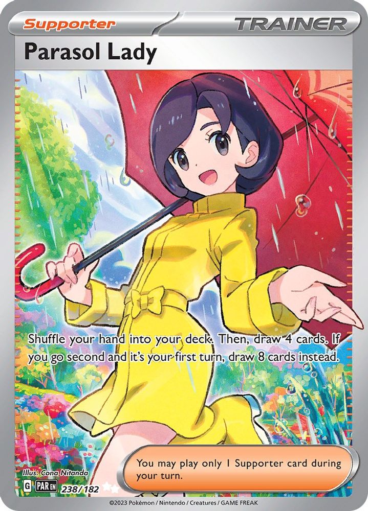 Parasol Lady - [  238/182 ] - Ultra Rare - Pokemon SV04 Paradox Rift