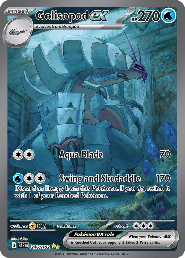 Golisopod ex - [  246/182 ] - Special Illustration Rare - Pokemon SV04 Paradox Rift