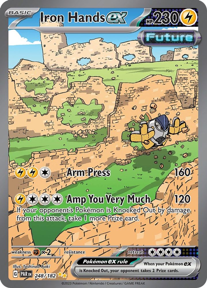 Iron Hands ex - [  248/182 ] - Special Illustration Rare - Pokemon SV04 Paradox Rift