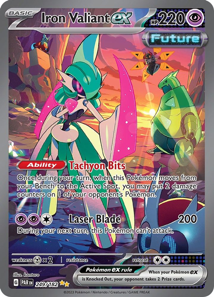 Iron Valiant ex - [  249/182 ] - Special Illustration Rare - Pokemon SV04 Paradox Rift
