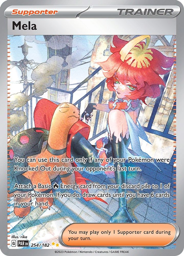 Mela - [  254/182 ] - Special Illustration Rare - Pokemon SV04 Paradox Rift