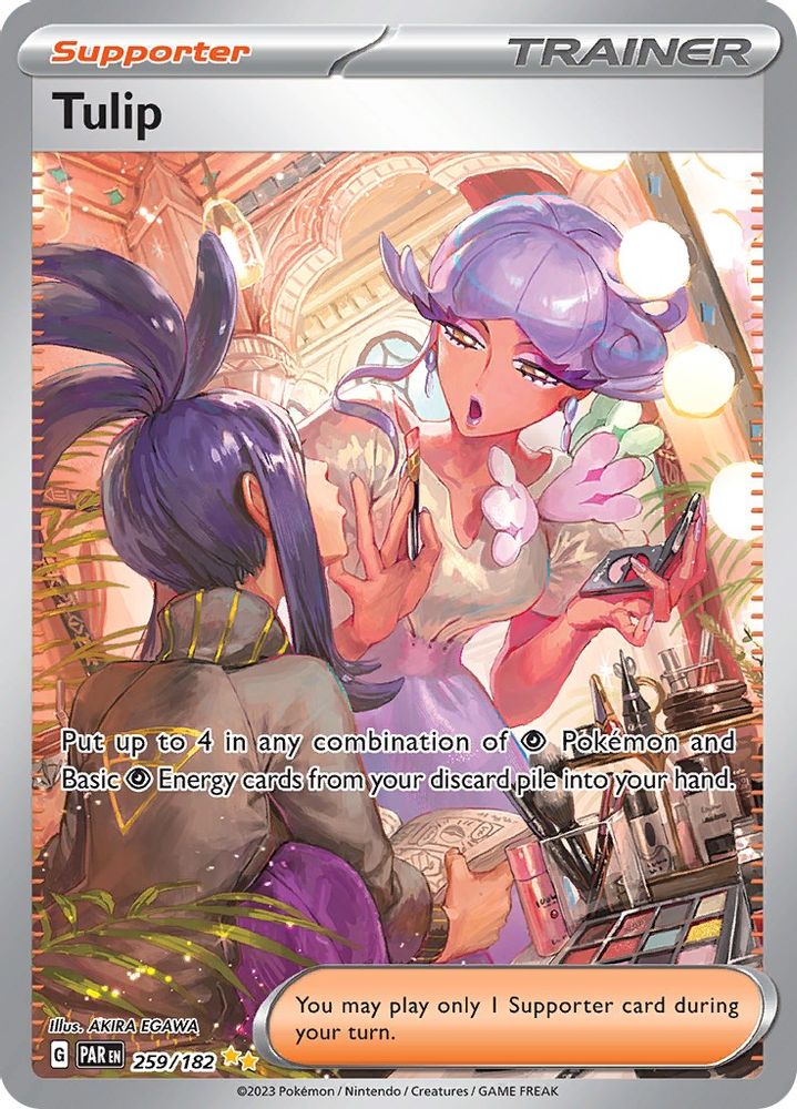 Tulip - [  259/182 ] - Special Illustration Rare - Pokemon SV04 Paradox Rift