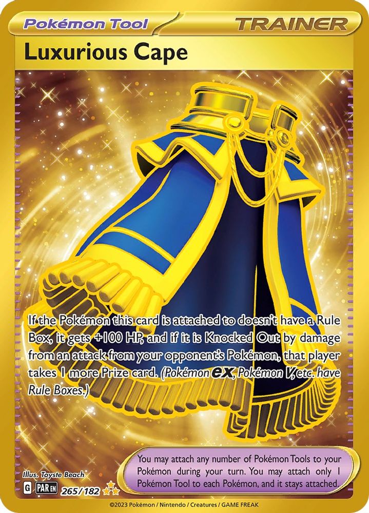 Luxurious Cape - [  265/182 ] - Hyper Rare - Pokemon SV04 Paradox Rift