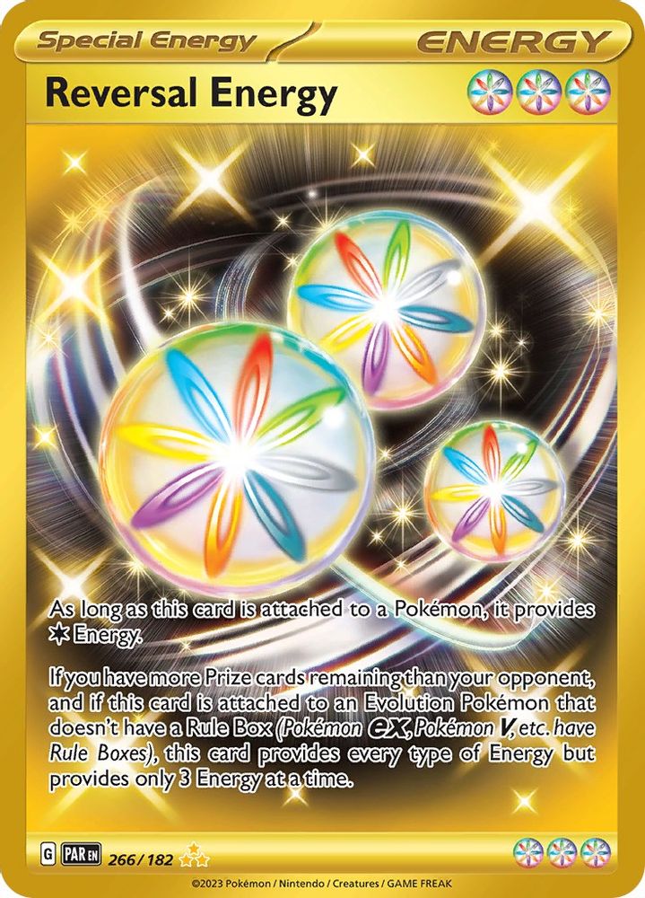 Reversal Energy - [  266/182 ] - Hyper Rare - Pokemon SV04 Paradox Rift