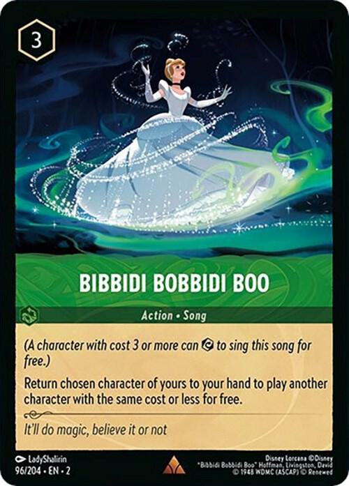 COLD FOIL Bibbidi Bobbidi Boo - 96/204 - Rare - Lorcana - Rise of the Floodborn