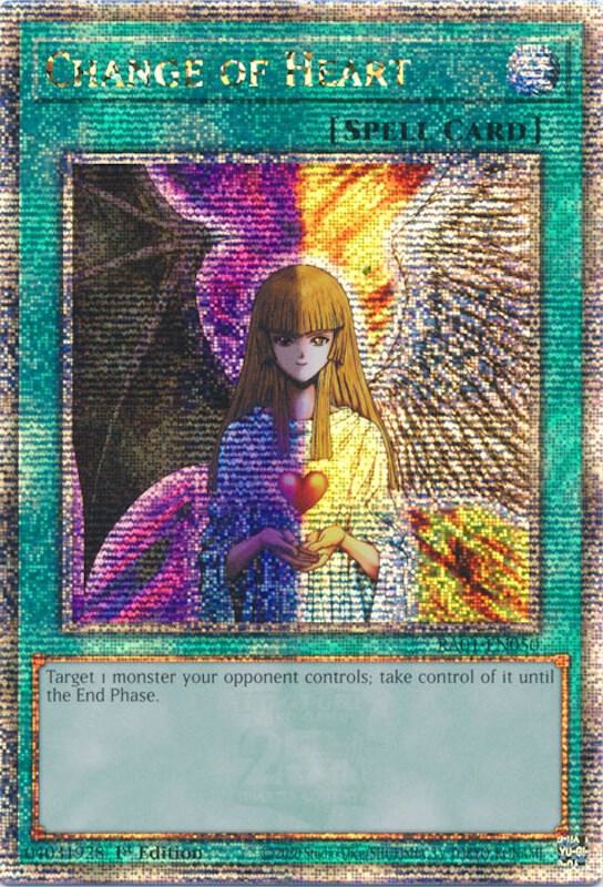 [US PRINT] [QUARTER CENTURY SECRET RARE] Change of Heart - RA01-EN050 - 1st Edition
