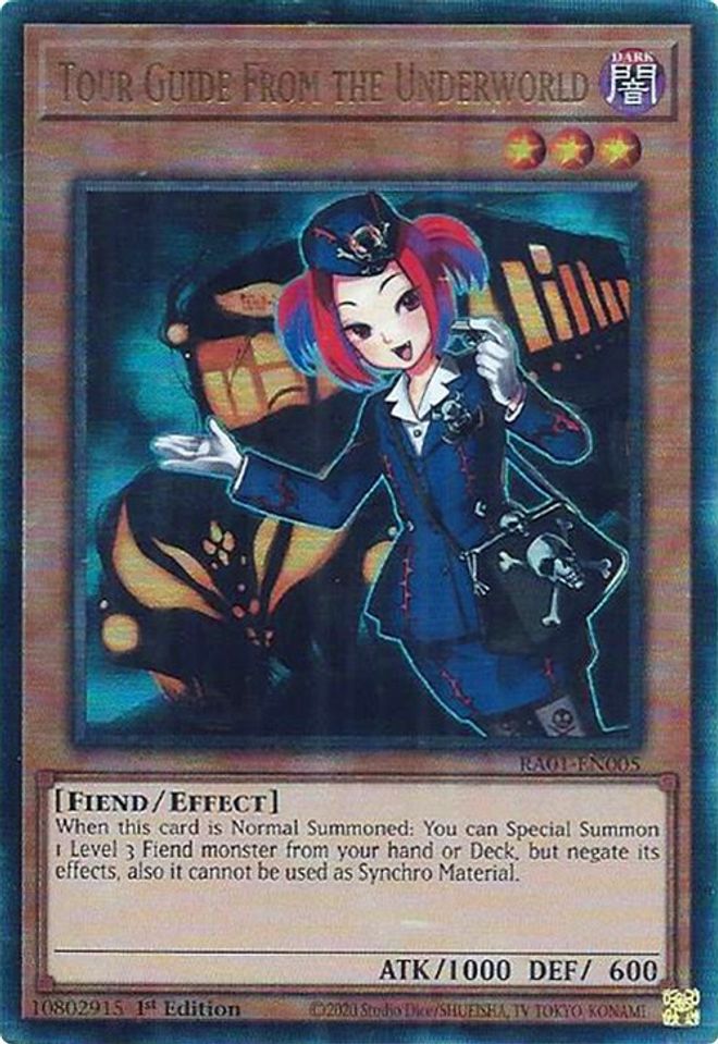 Ultimate Rare Tour Guide From The Underworld - Ra01-en005 - 1st Edition