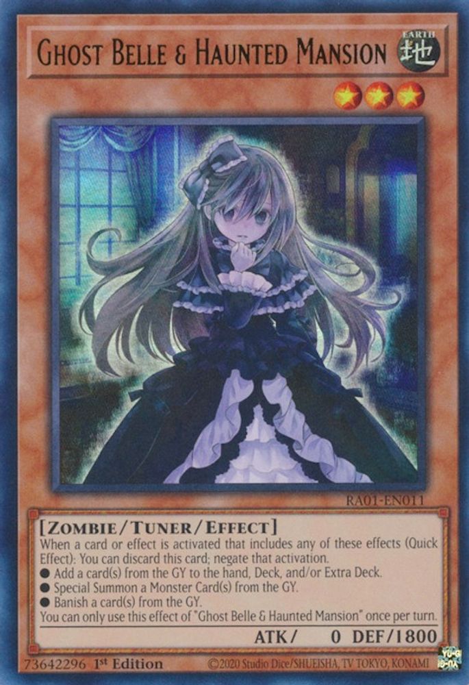 [ULTRA RARE] Ghost Belle & Haunted Mansion- (RA01-EN011) - 1st Edition