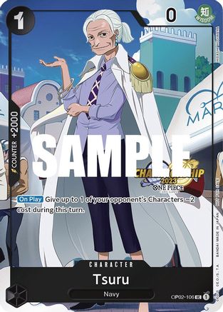 Tsuru - OP02-106 - Championship 2023 Event Pack Promo