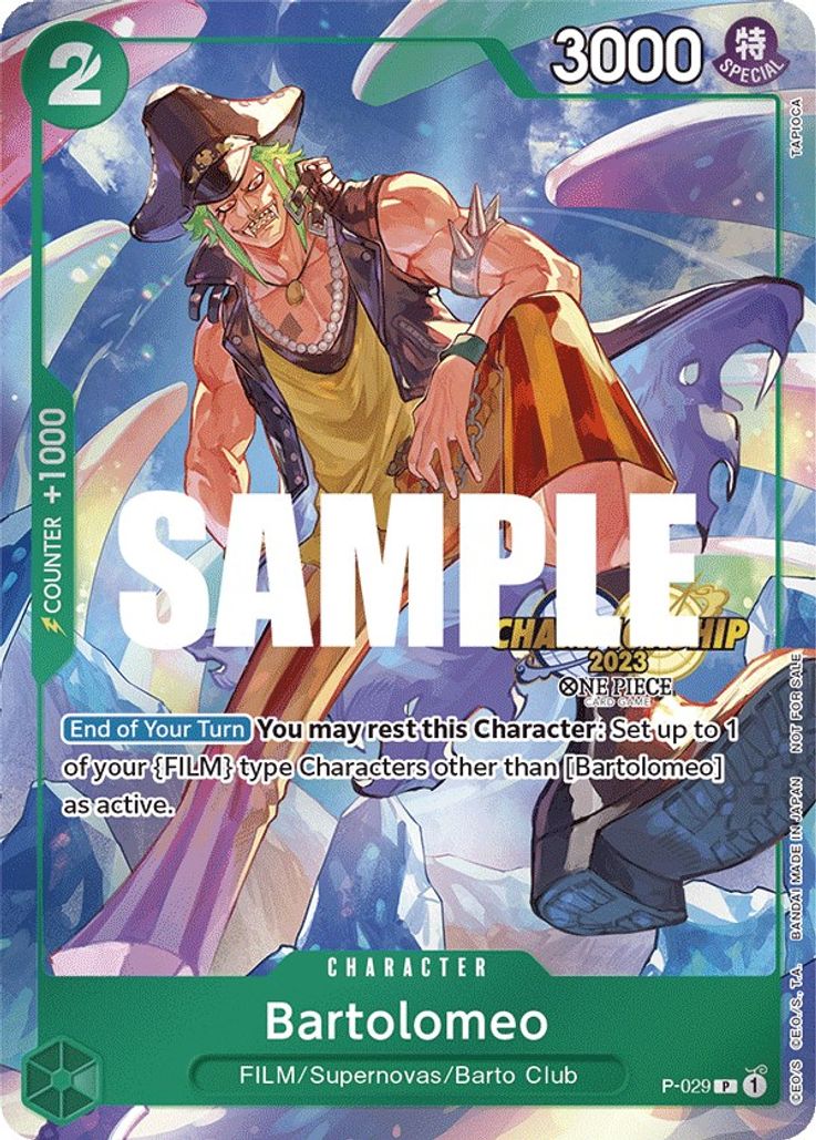 Bartolomeo - P-029 - Championship 2023 Event Pack Promo