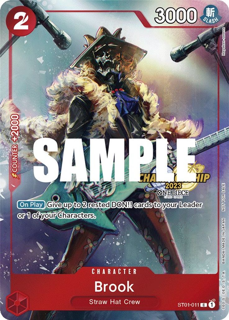 Brook - ST01-011 - Championship 2023 Celebration Pack Promo