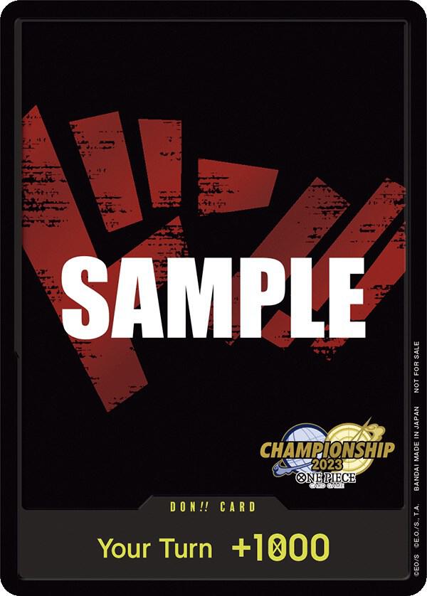 Don!! Card (Black & Red) - CS 2023 Celebration Pack Promo