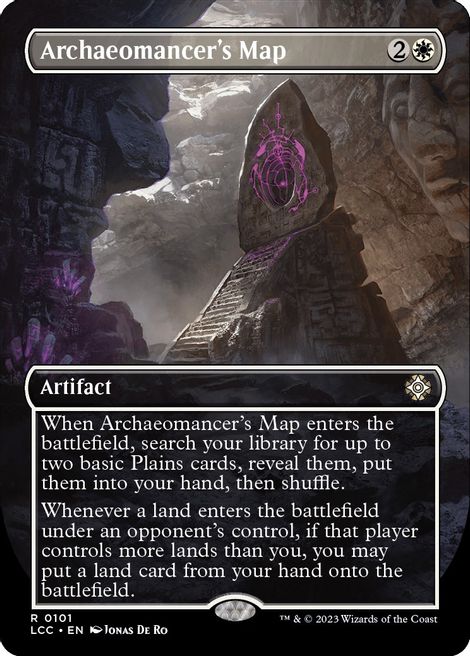 Extended Archaeomancers Map - 0101 - Rare Lost Caverns Of Ixalan Commander