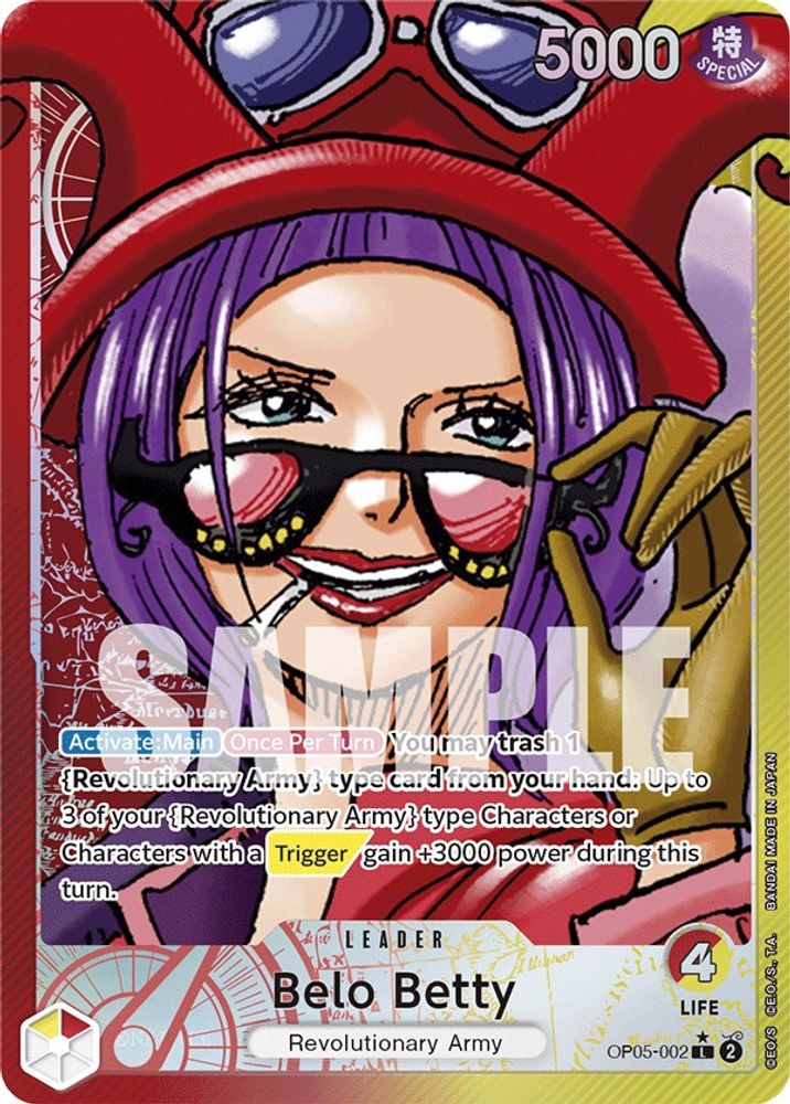 [ALTERNATE ART] Belo Betty (002) (Alternate Art)  (OP05-002) L★ - One Piece Awakening of the New Era
