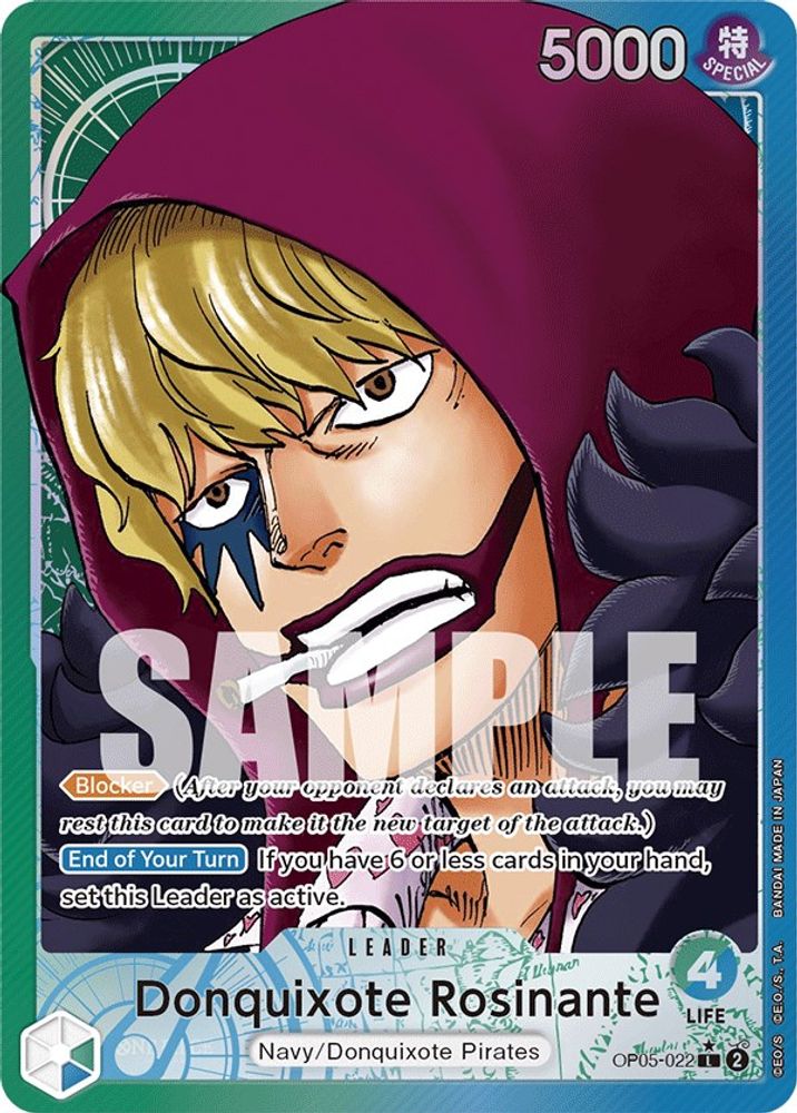 [ALTERNATE ART] Donquixote Rosinante (022) (Alternate Art)  (OP05-022) L★ - One Piece Awakening of the New Era
