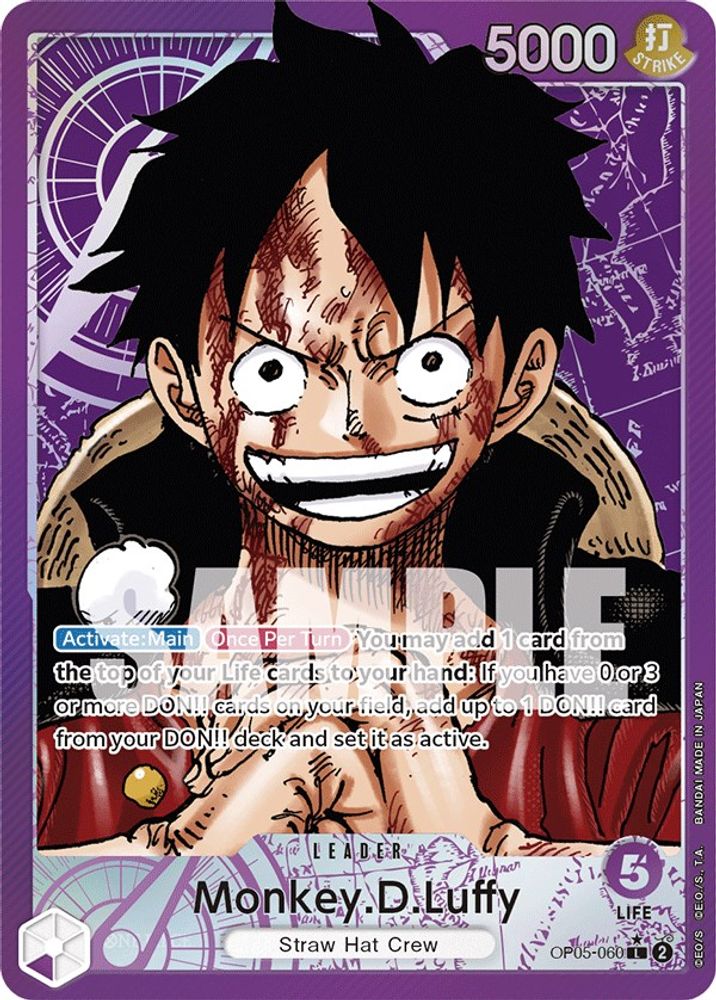 [ALTERNATE ART] Monkey.D.Luffy (060) (Alternate Art)  (OP05-060) L★ - One Piece Awakening of the New Era