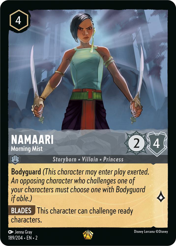 Namaari - Morning Mist - 189/204 - Legendary - Lorcana Rise of the Floodborn