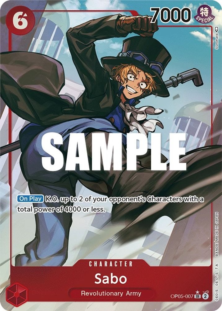 [ALTERNATE ART] Sabo (007) (Alternate Art)  (OP05-007) SR★ - One Piece Awakening of the New Era