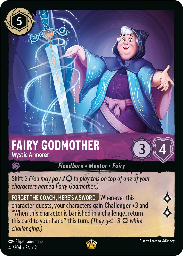 Fairy Godmother - Mystic Armorer - Legendary - Lorcana Rise of the Floodborn