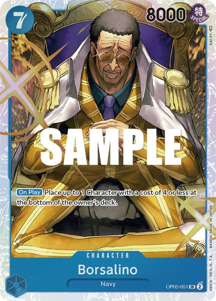 Borsalino  (OP05-051) Super Rare - One Piece Awakening of the New Era