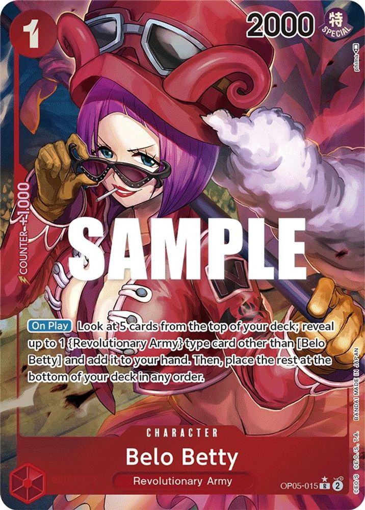 [ALTERNATE ART] Belo Betty (015) (Alternate Art)  (OP05-015) R★ - One Piece Awakening of the New Era