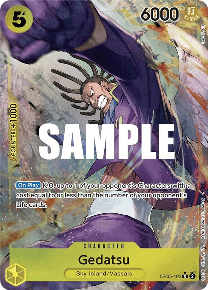 [ALTERNATE ART] Gedatsu (Alternate Art)  (OP05-102) R★ - One Piece Awakening of the New Era