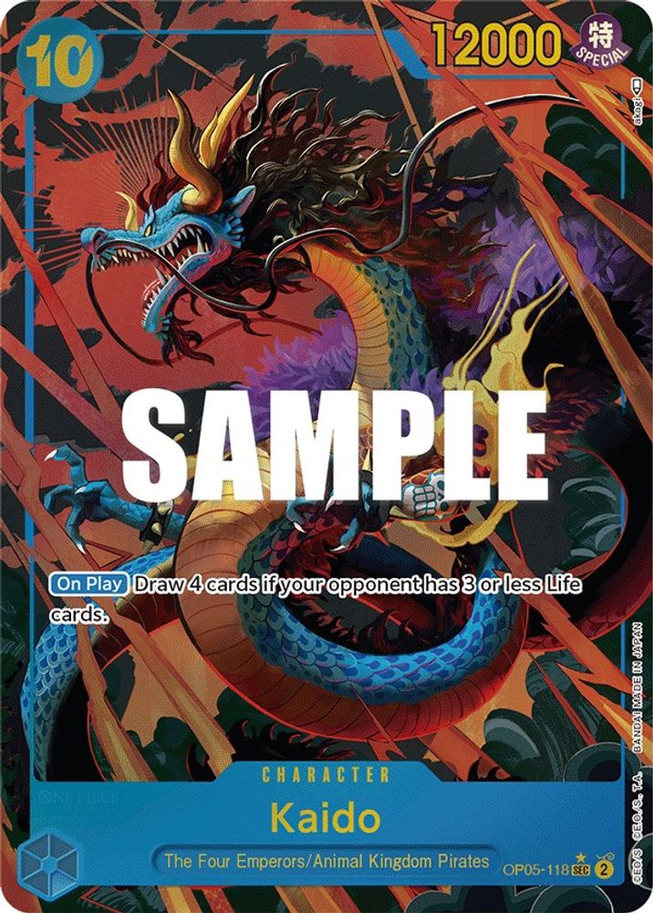 [ALTERNATE ART] Kaido (118) (Alternate Art)  (OP05-118) SEC★ - One Piece Awakening of the New Era