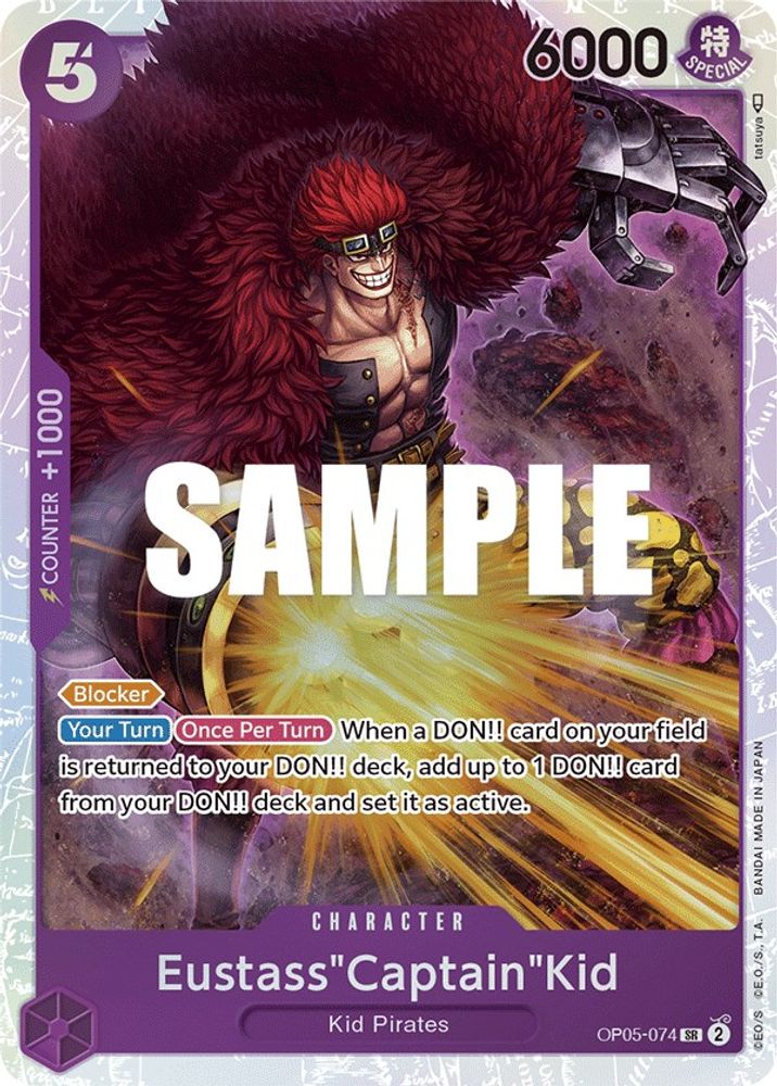 Eustass"Captain"Kid  (OP05-074) Super Rare - One Piece Awakening of the New Era