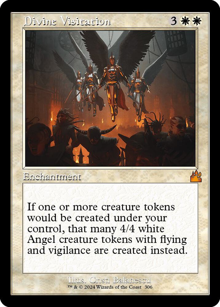 RETRO FRAME Divine Visitation - #306 - Mythic Ravnica Remastered