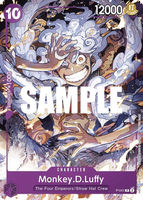 Monkey.D.Luffy - P-041 - Pirate Party Vol. 5 Promo
