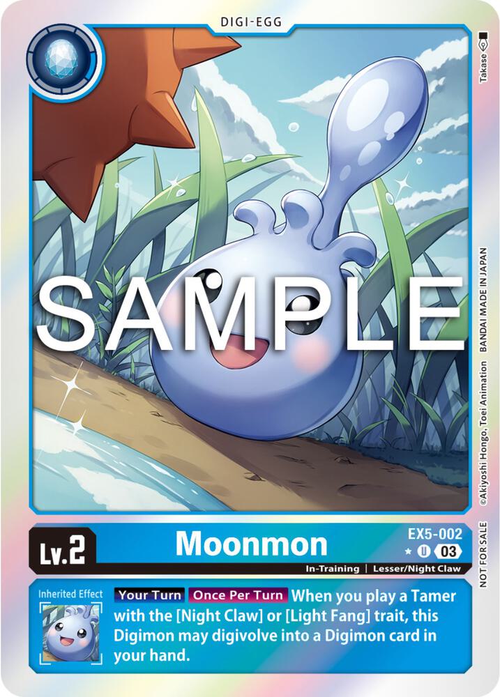Moonmon Ex5-002 - Ex05 Animal Colosseum Box Topper Promo